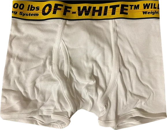 Off-White Classic Industrial Waistband Boxers 'White'