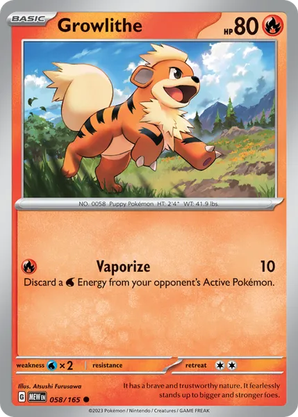 Growlithe 058/165