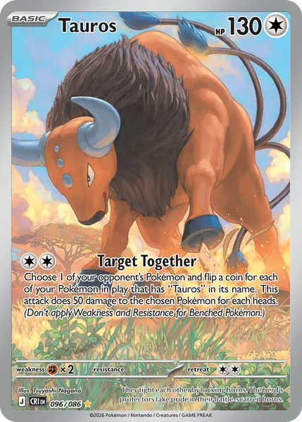 Tauros 096/086 [Holo IR]