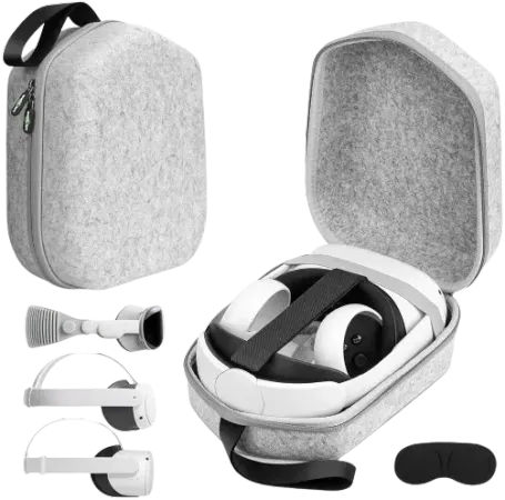 Hard Carrying Case Compatible with Meta Oculus Quest 2/Quest 3