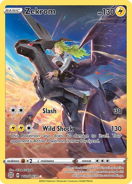Zekrom TG05/TG30 [Holo Trainer Gallery]