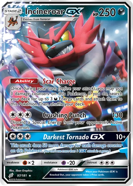 Incineroar-GX 97/181 [Holo]
