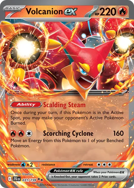 Volcanion ex 031/159 [Holo]