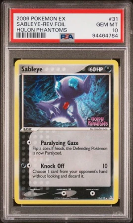 PSA 10 SABLEYE-REV.FOIL HOLON PHANTOMS