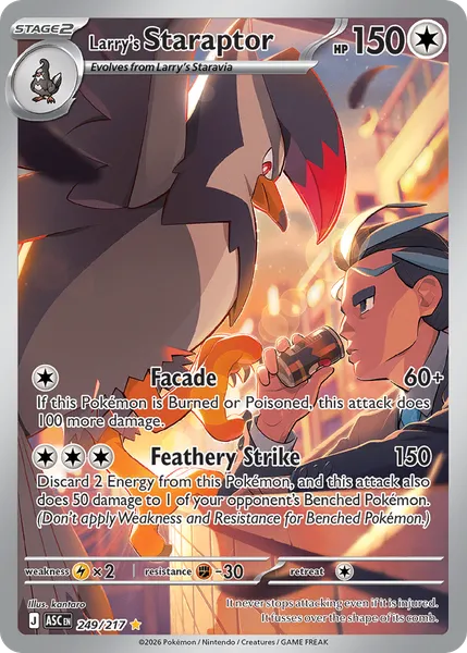 Larry's Staraptor 249/217 [Holo IR]