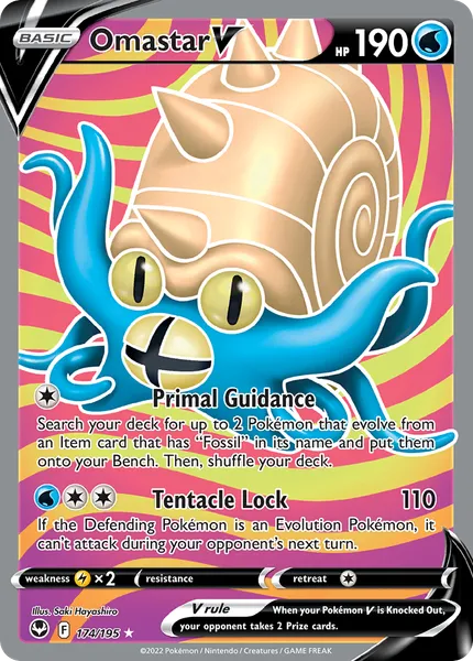 Omastar V 174/195 [Holo Ultra]