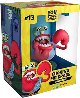 Youtooz Choking Mr Krabs Vinyl Figure, 3.6" Youtooz Spongebob...