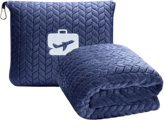 Premium Travel Blanket Pillow