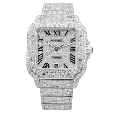 Cartier Steel Santos Bustdown 39.8mm
