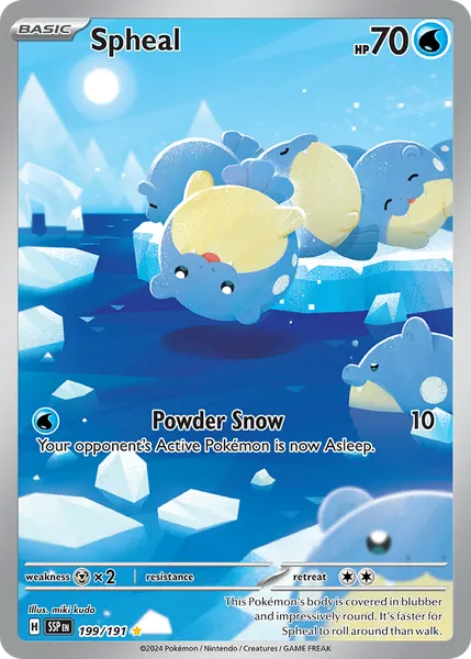 Spheal 199/191 [Holo IR]