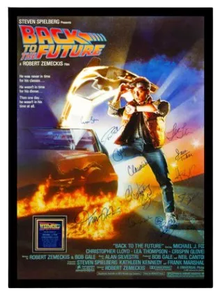 Back to the Future - Signed Poster
