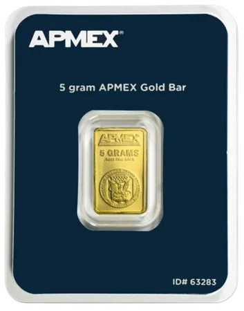 5 gram Gold Bar - APMEX (TEP)