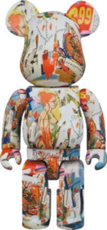 Bearbrick Andy Warhol x Jean-Michel Baquiat