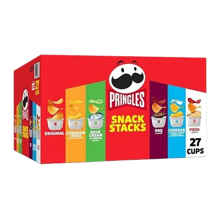 Pringles Potato Crisps Chips Variety Pack (27 Cups)