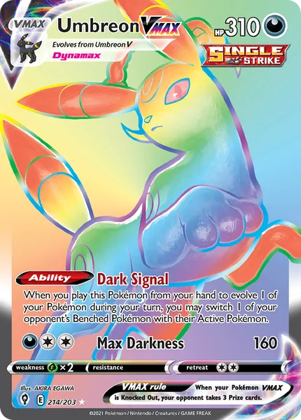 Umbreon VMAX 214/203 [Holo Rainbow]