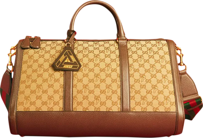 Gucci x Palace Triferg Canvas GG-P Duffle Bag With Embossing 'Beige/Ebony'