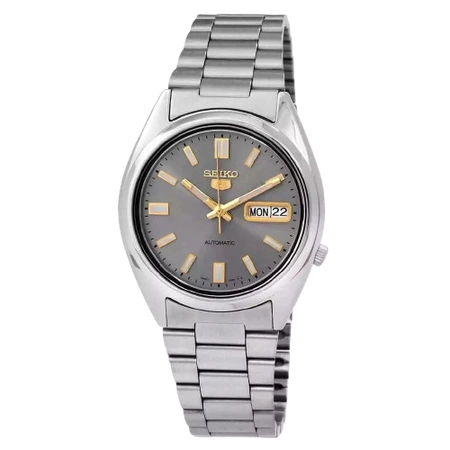 Seiko 5 SNXS75K1 - 37 mm Automatic Grey-Dial Field/Dress Watch