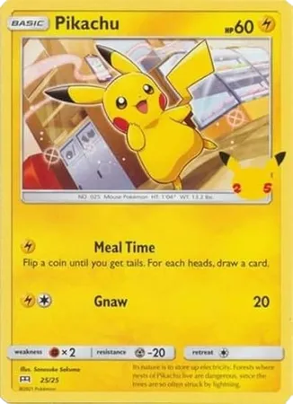 Pikachu 25/25 - McDonald's 25th Anniversary Promo - Non Holo