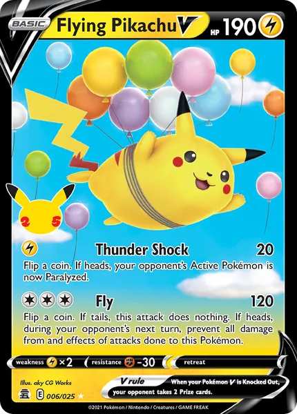 Flying Pikachu V 6 [Holo]