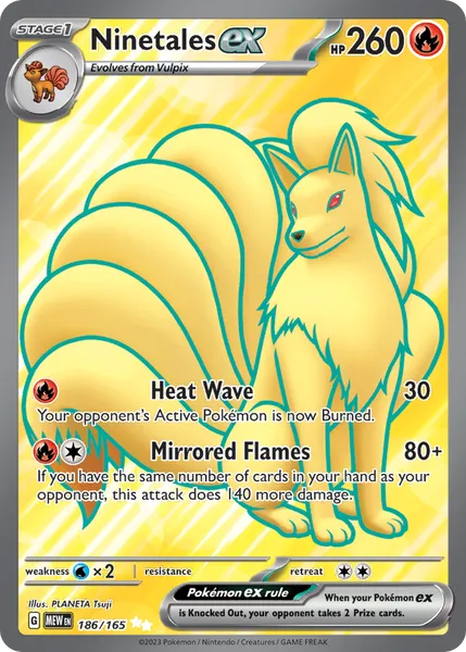 Ninetales ex 186/165 [Holo Ultra]
