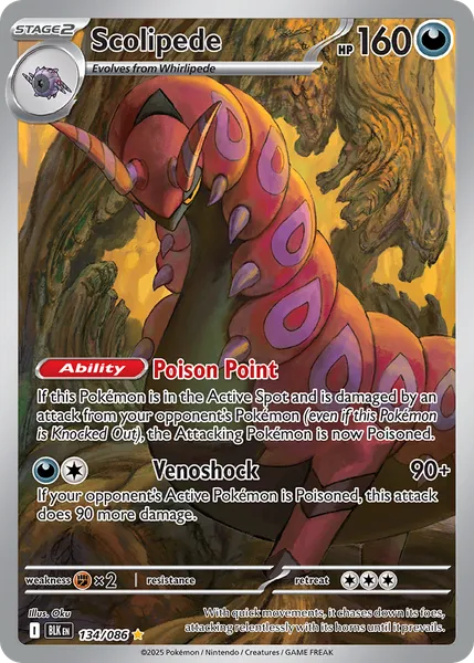 Scolipede 134/086 [Holo IR]