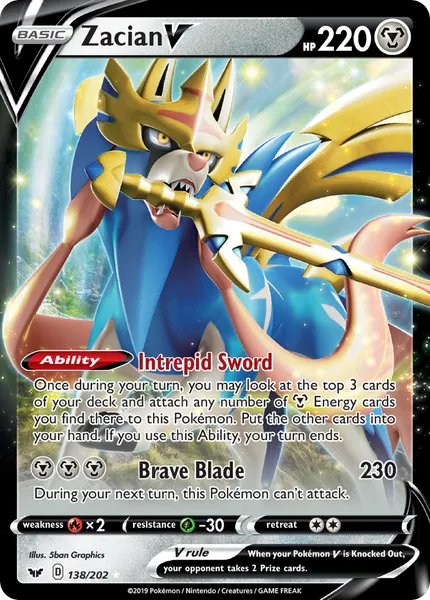 Zacian V 138/202 [Holo]