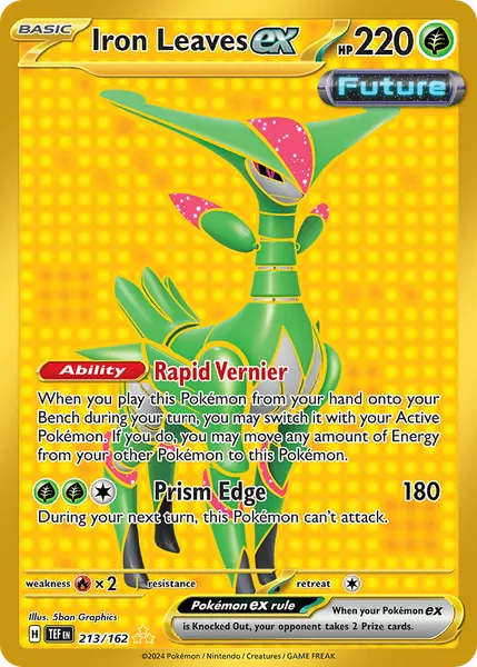 Iron Leaves ex 213/162 [Holo Hyper]