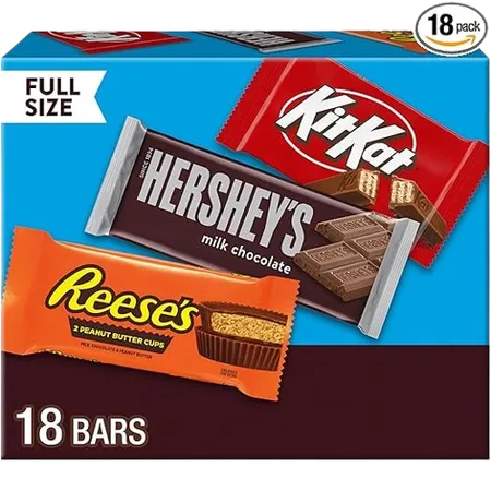 HERSHEY'S, KIT KAT and REESE'S Assorted Milk Chocolate