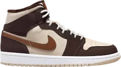 Jordan 1 Mid SE Brown Basalt Oatmeal (W)