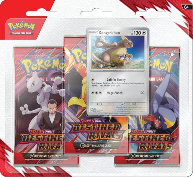 3 Pack Blister: Kangaskhan (Destined Rivals)