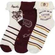 Harry Potter Hogwarts Quarter Crew Sock 3-Pack