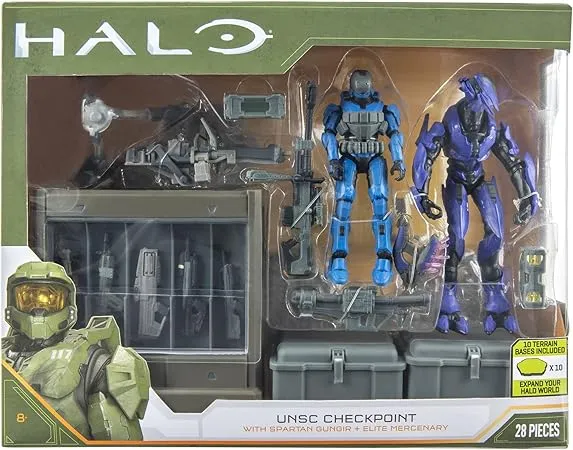 HALO 4” Hero Mission Pack - Spartan Gungnir and Elite Mercenary