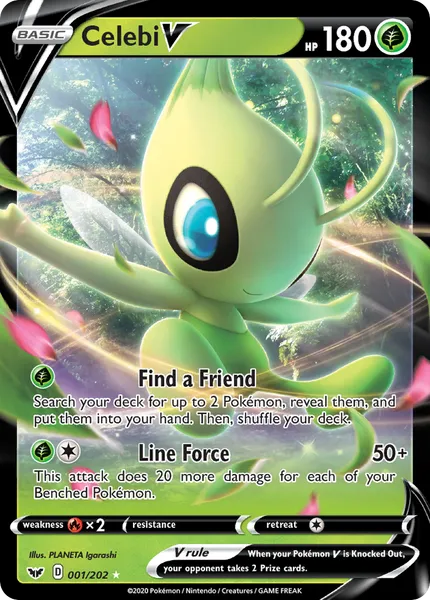 Celebi V 001/202 [Holo]
