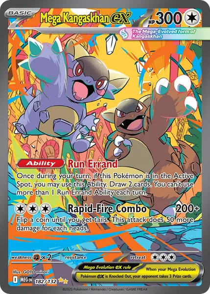 Mega Kangaskhan ex 182/132 [Holo SIR]