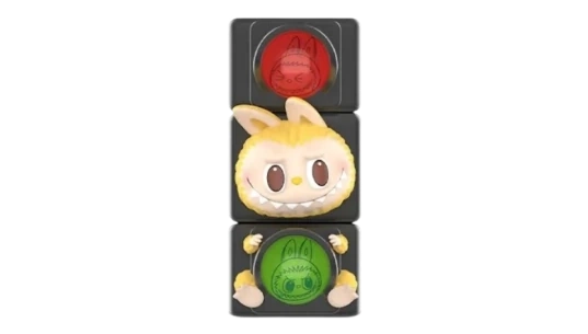 Labubu Almost Hidden Series Traffic Light Figure