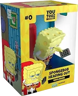 Youtooz Spongebob Heading Out Vinyl Figure, 3" Spongebob Funny...