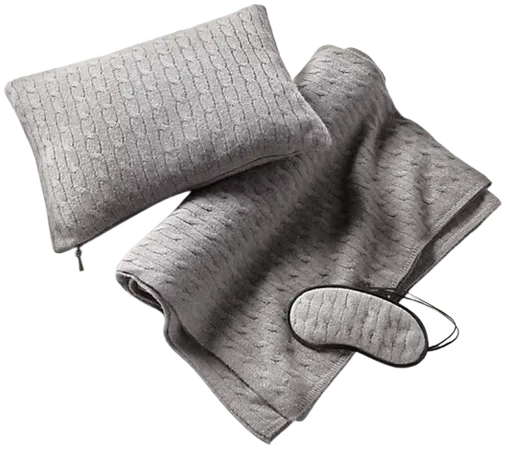 Iconic Cable Cashmere Travel Gift Set