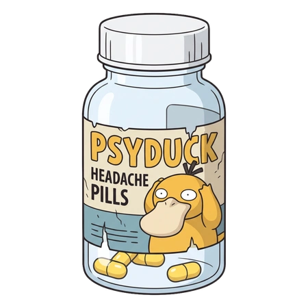 Psyduck Headache Pills