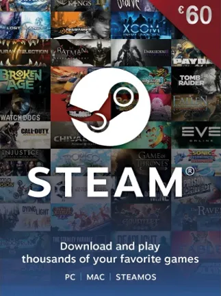Steam Gift Card 60 EUR - Steam Key
