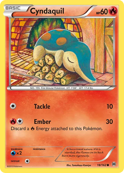 Cyndaquil 18/162 [Reverse Holo]