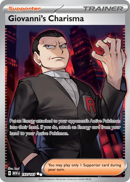 Giovanni's Charisma 197/165 [Holo Ultra]