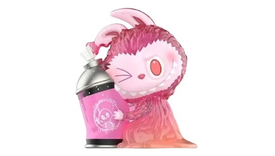 Labubu Almost Hidden Series Spray Can Figure