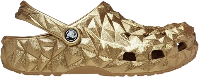 Classic Geometric Clog Gold