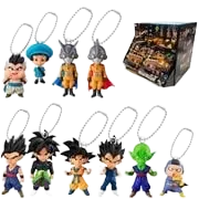Dragon Ball Super Hero UDM Burst Mini-Figure Key Chain 2-Pack Blind-Box Display Case of 24