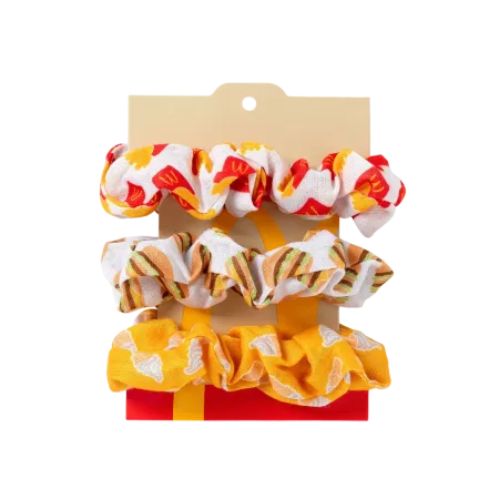 Food Icon Scrunchie Set