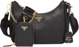 Prada Re-Edition 2005 Shoulder Bag Saffiano Black