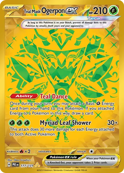Teal Mask Ogerpon ex 177/131 [Holo Hyper]