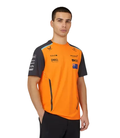 Mens Official Teamwear Set Up T-Shirt Oscar Piastri Formula 1
