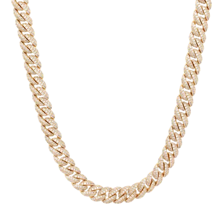 10mm Iced Miami Cuban Link Chain