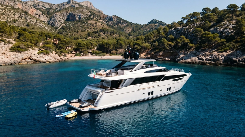 Sanlorenzo SL90 Yacht Charter (1 Week, Med)